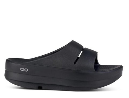 Шлёпанцы OOFOS OOAHH Black Matte U Черные