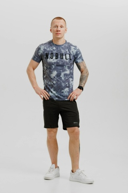 Футболка NOBULL серая в пятнах