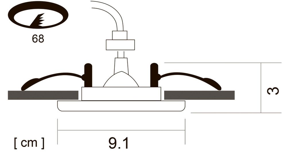 Точечный встраиваемый светильник Arte Lamp