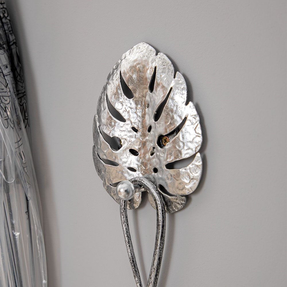 Крючок Monstera Deliciosa (Монстера) Античное серебро