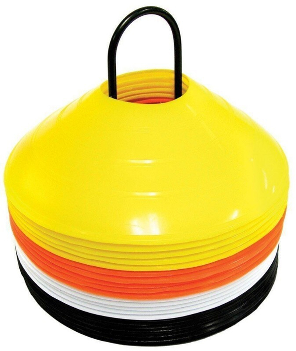 Конусы тренировочные для футбола SKLZ AGILITY CONES, разноцветные, 20 шт.