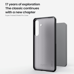 Противоударный чехол тонированный прозрачный для Samsung Galaxy S25 FE, серия Super Frosted Shield Pro от Nillkin
