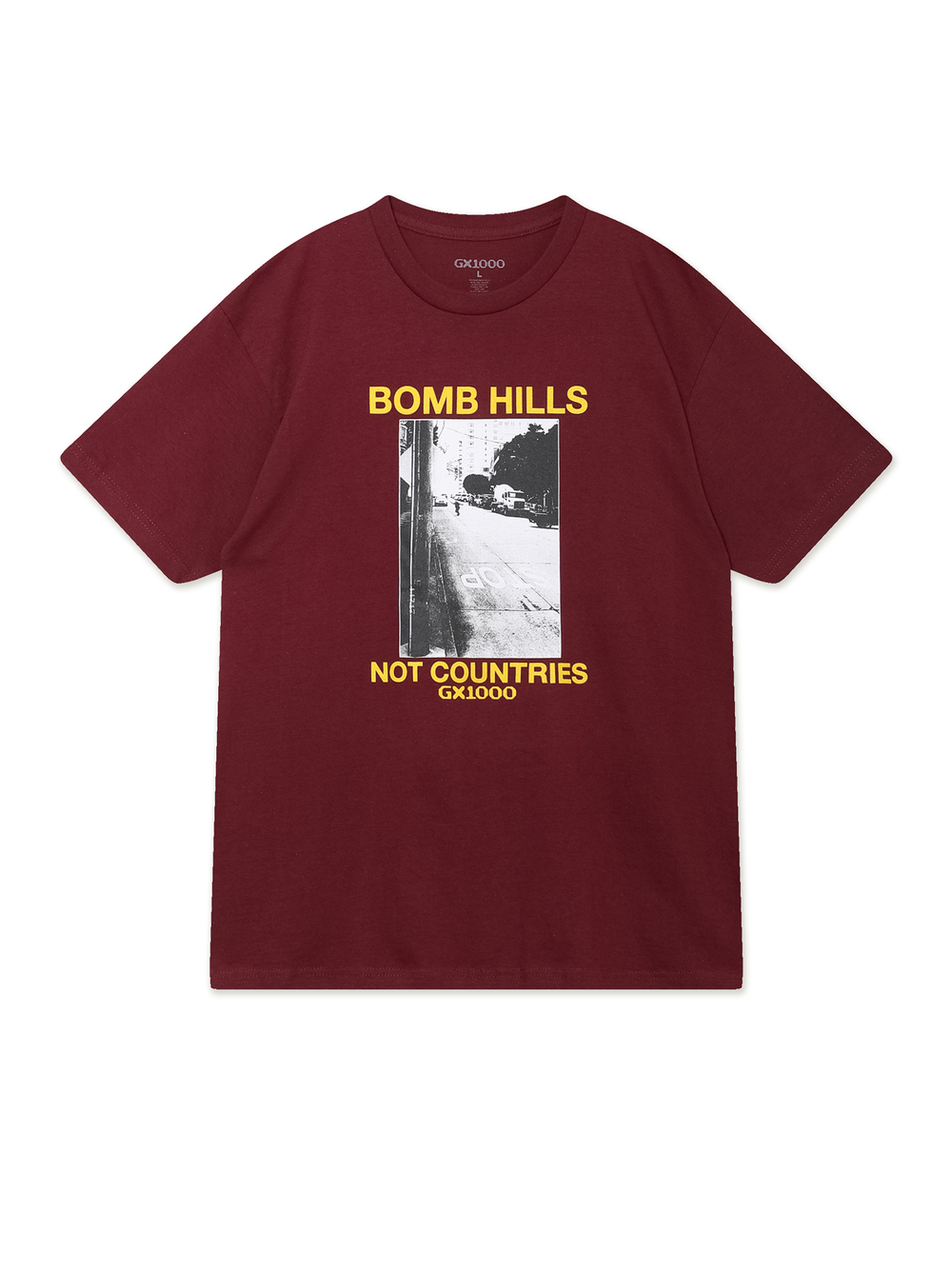 Мужская Футболка Bomb Hills Not Countries