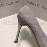 Туфли-лодочки Manolo Blahnik glitter