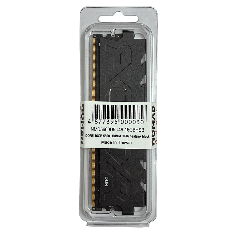 Оперативная память 16GB DDR5 5600MHz NOMAD UDIMM CL46 NMD5600D5U46-16GBHSB Heatsink Black