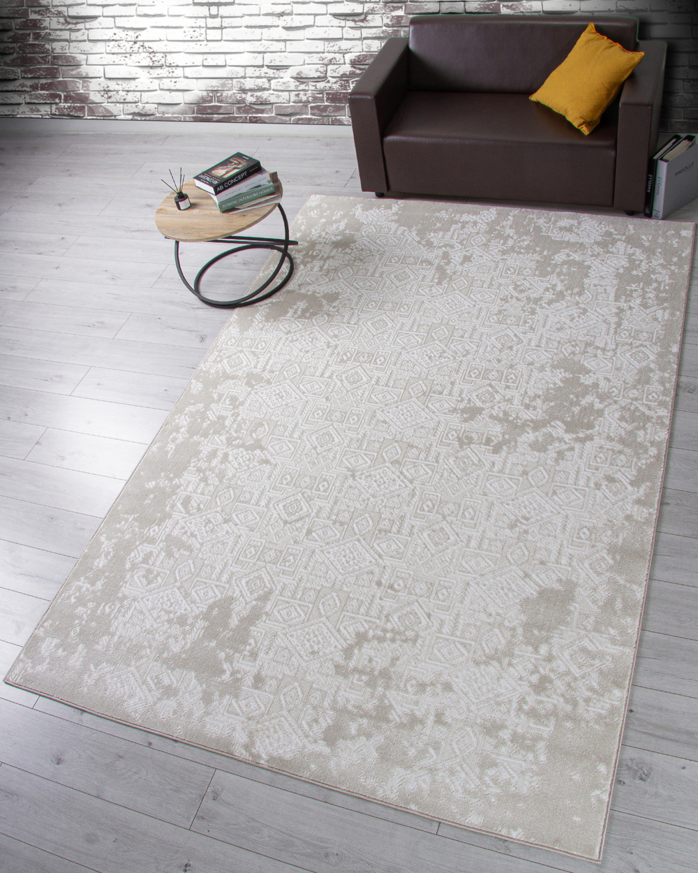 Ковер F583 - CREAM - Прямоугольник - коллекция OSTIN, цена за М2