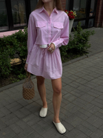 Костюм Candy stripes розовый