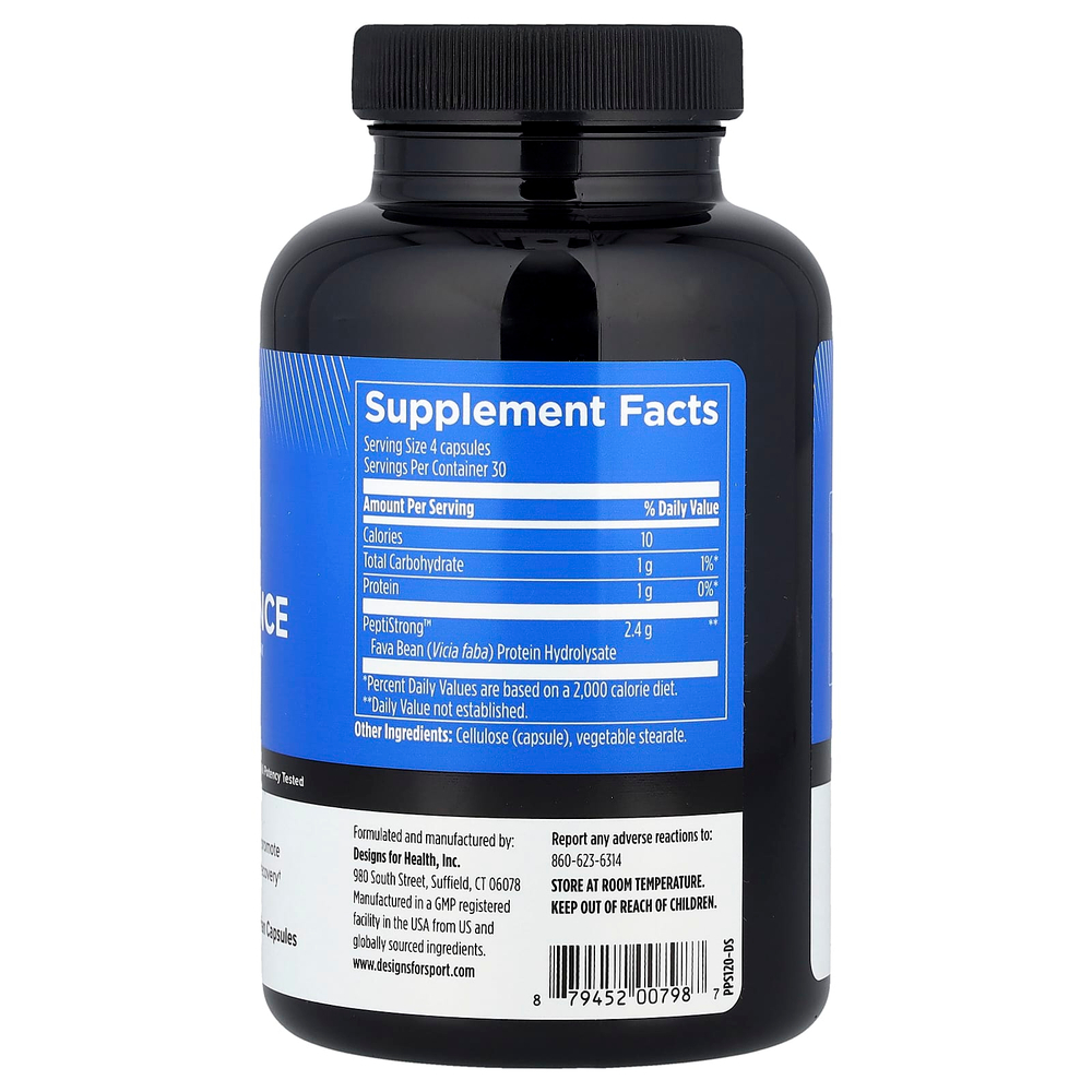 Designs For Health, Designs For Sport®, Pro-Formance Peptides ™, 120 вегетарианских капсул
