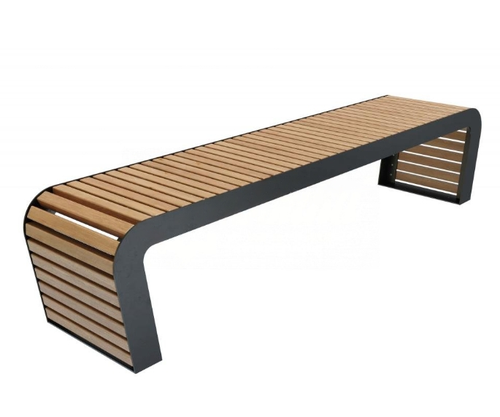 Скамейка стальная «Флеш» без спинки