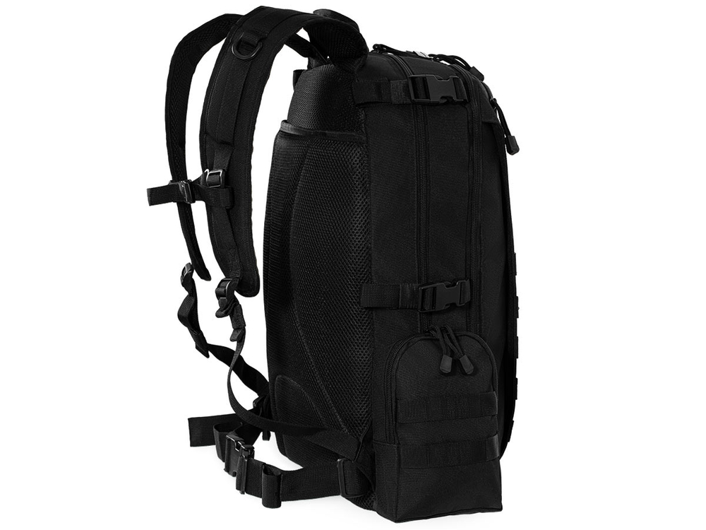 Рюкзак ShotTime тактический Tactical 30л, полиэстер 600D, MOLLE, чёрный, ST-BP-122 55-BK