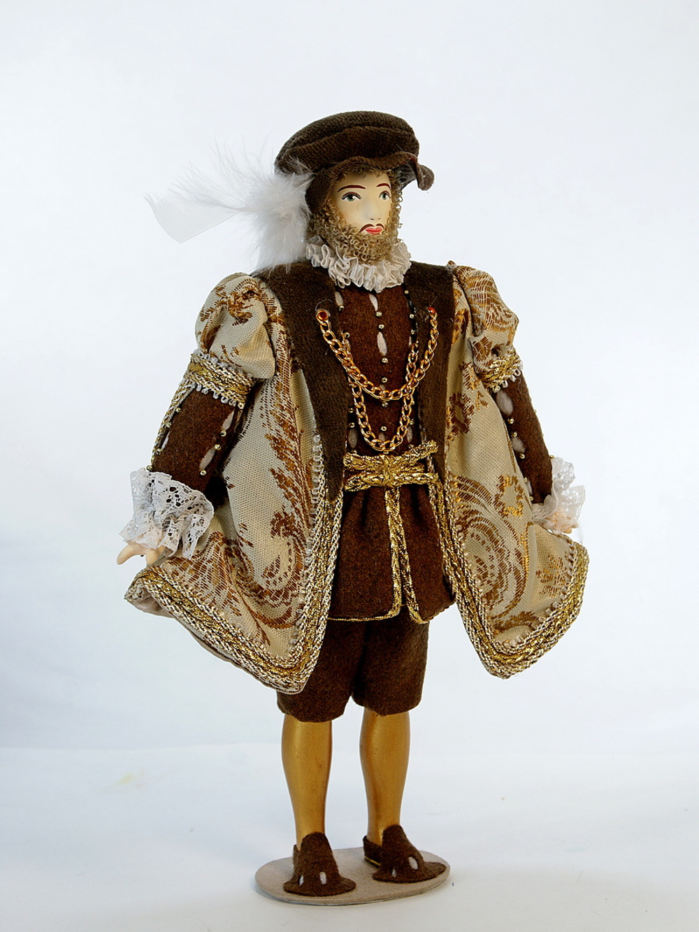 Кукла коллекционная король Генрих VIII