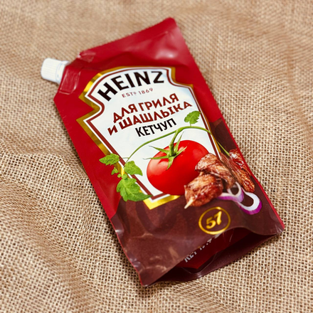 Кетчуп «Heinz» для гриля и шашлыка 320 грамм