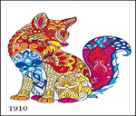 Пазл деревянный фигурный "Лиса" 116дет. МС-5577-22 (Basir)