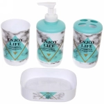 Набор для ванной из 4-х предметов «Венто»