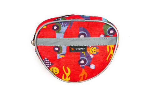 Сумка велосипедная TRIX на багажник, 13,5л, 40х20х17см, водонепроницаемая, светоотражающие вставки, серая вс095.040.1.1