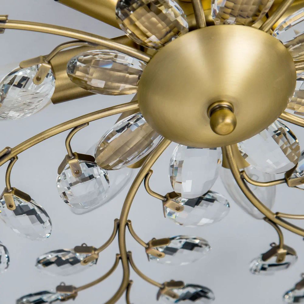 Citilux Серенада CL315183 Люстра хрустальная Бронза