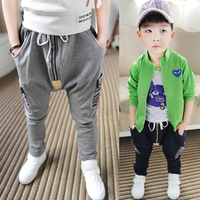 Брюки на завязках с молнией спереди и заниженной слонкой