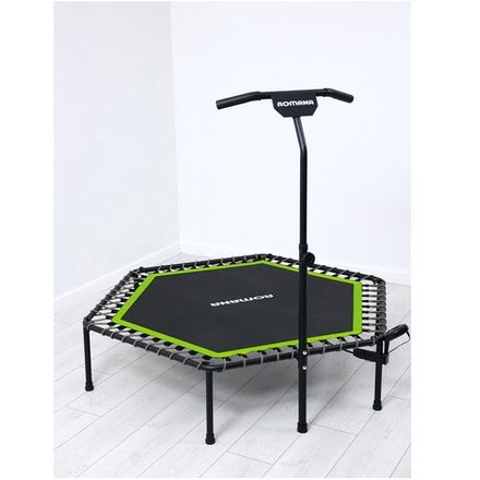 Батут для джампинга с рукояткой и счетчиком Romana 12.10.00 (зеленый)
