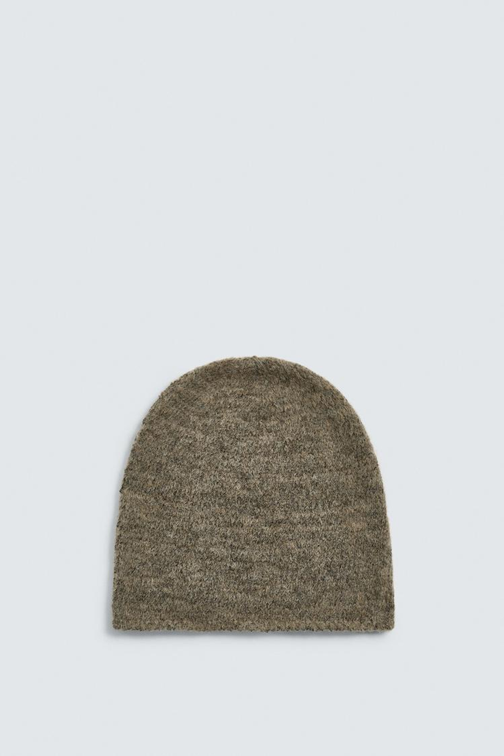 ZARA ШАПКА БИНИ ФАКТУРНАЯ — LIMITED EDITION, БЕЖЕВЫЙ