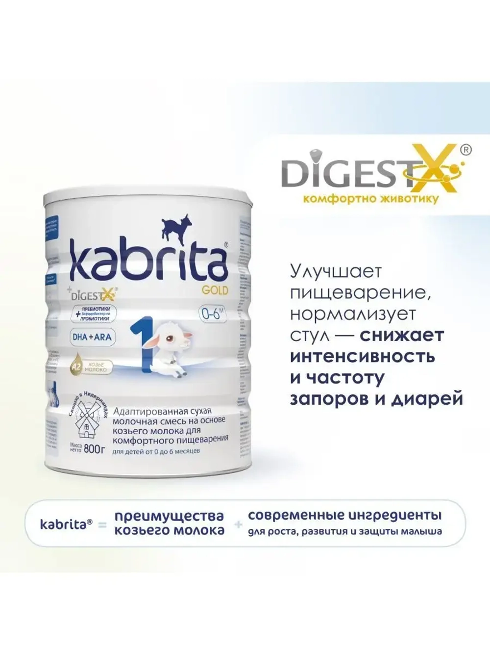 Молочная смесь Kabrita 1 (0-6 месяцев) 800 г