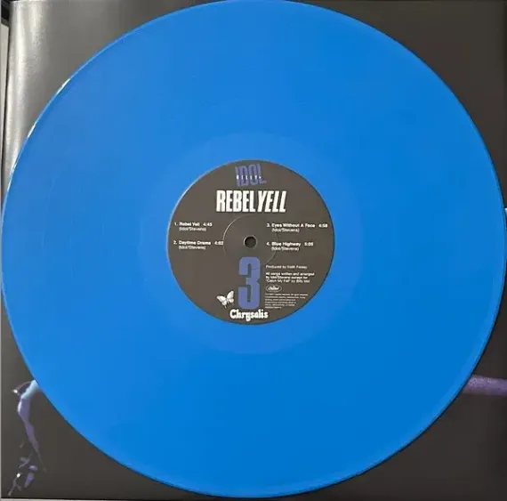 Billy Idol – Rebel Yell - Blue - LP