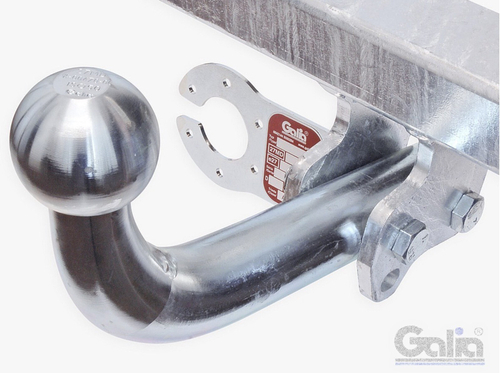 Оцинкованный фаркоп на Skoda Praktik 2006-2015, Roomster 2006-2015, включая Scout, с 06/2010-2015 требуется электрика с блоком согласования (без электрики), Galia S090A