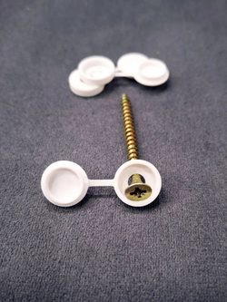 Пластиковые заглушки для саморезов, черные - 100 шт.