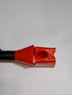Насадка непроливайка с гибким наконечником воронка заправочная складная для масла и топлива (Красная)