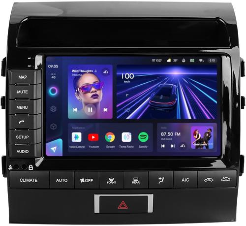 Магнитола для Toyota Land Cruiser 200 2010-2012 (климат на ШГУ) - Teyes CC3L монитор 9" IPS на Android 10, CarPlay, 4G SIM-слот