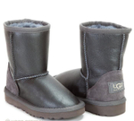 Ugg Kids Classic Short Metallic Grey