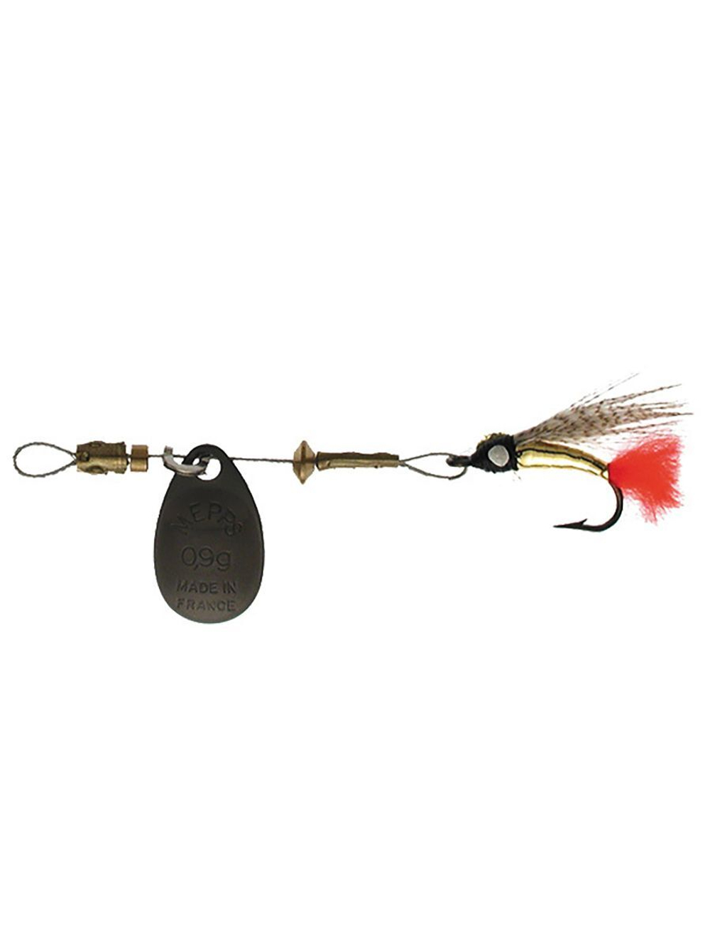 Блесна вертушка STREA 00 Brown 1 штука вес 1 г