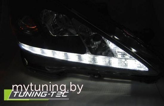 Передние фары BLACK DRL для Lexus IS 2(II)