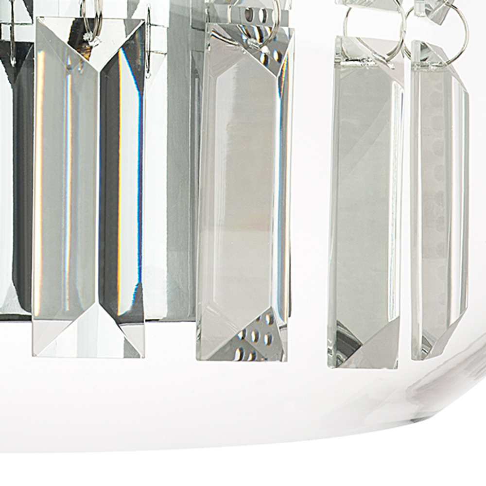 753634 Бра ACQUARIO 3х20W G4 12V ХРОМ хрусталь+стекло