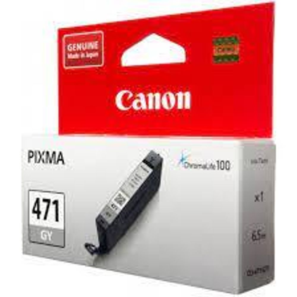 Картридж CANON CLI-471 GY для MG5740/MG6840/MG7740/TS6040/TS8040/TS9040 серый