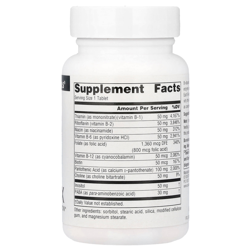 Source Naturals, B-50 Complex`` 50 таблеток