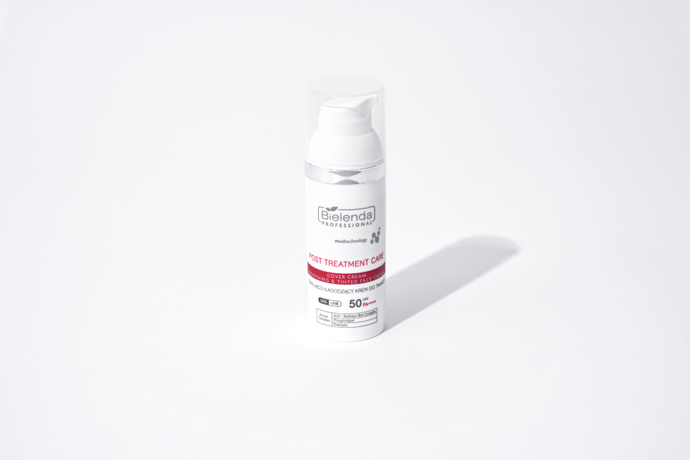 Успокаивающий и тонирующий крем SPF 50 с тоном, POST TREATMENT CARE 50 мл