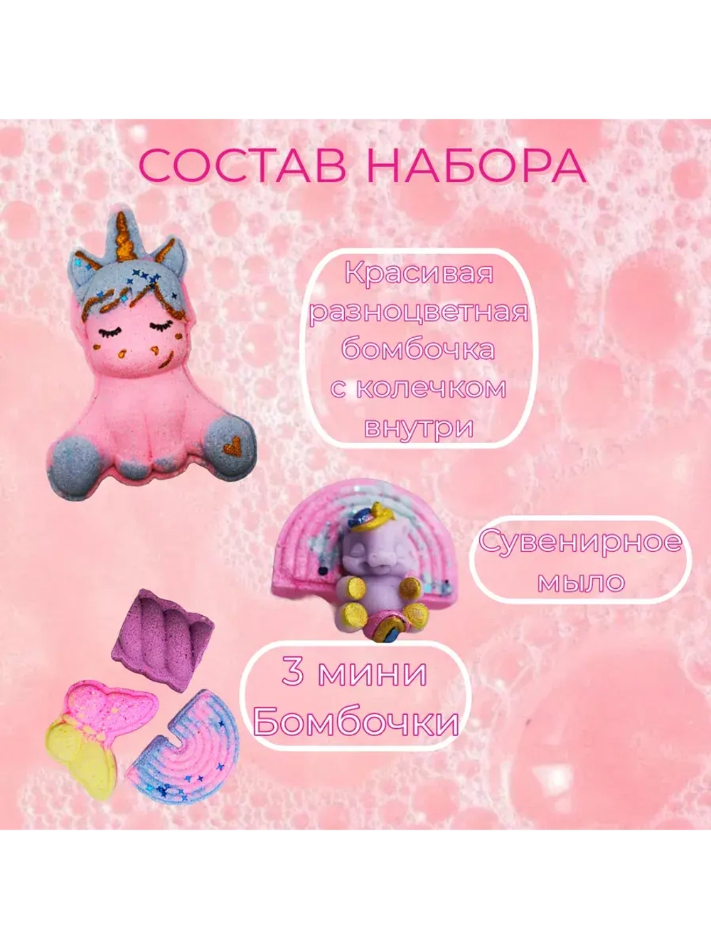 Подарочный набор девочке "Единороги"