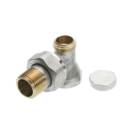 Вентиль TECE на обратную подводку, угловой, R 1/2" x Rp 1/2