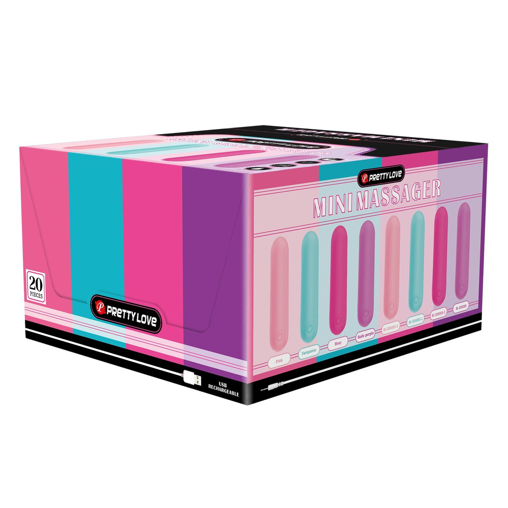 Набор из 32 вибропуль Stefan (Цвет: разноцветный)