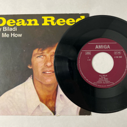 Винтажная виниловая пластинка LP Dean Reed, Hey Biladi / Tell Me How (ГДР 1978) 7 дюймов