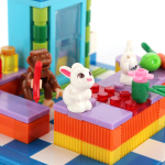 Конструктор блочный Аусини для малышей 186дет., коробка 25377