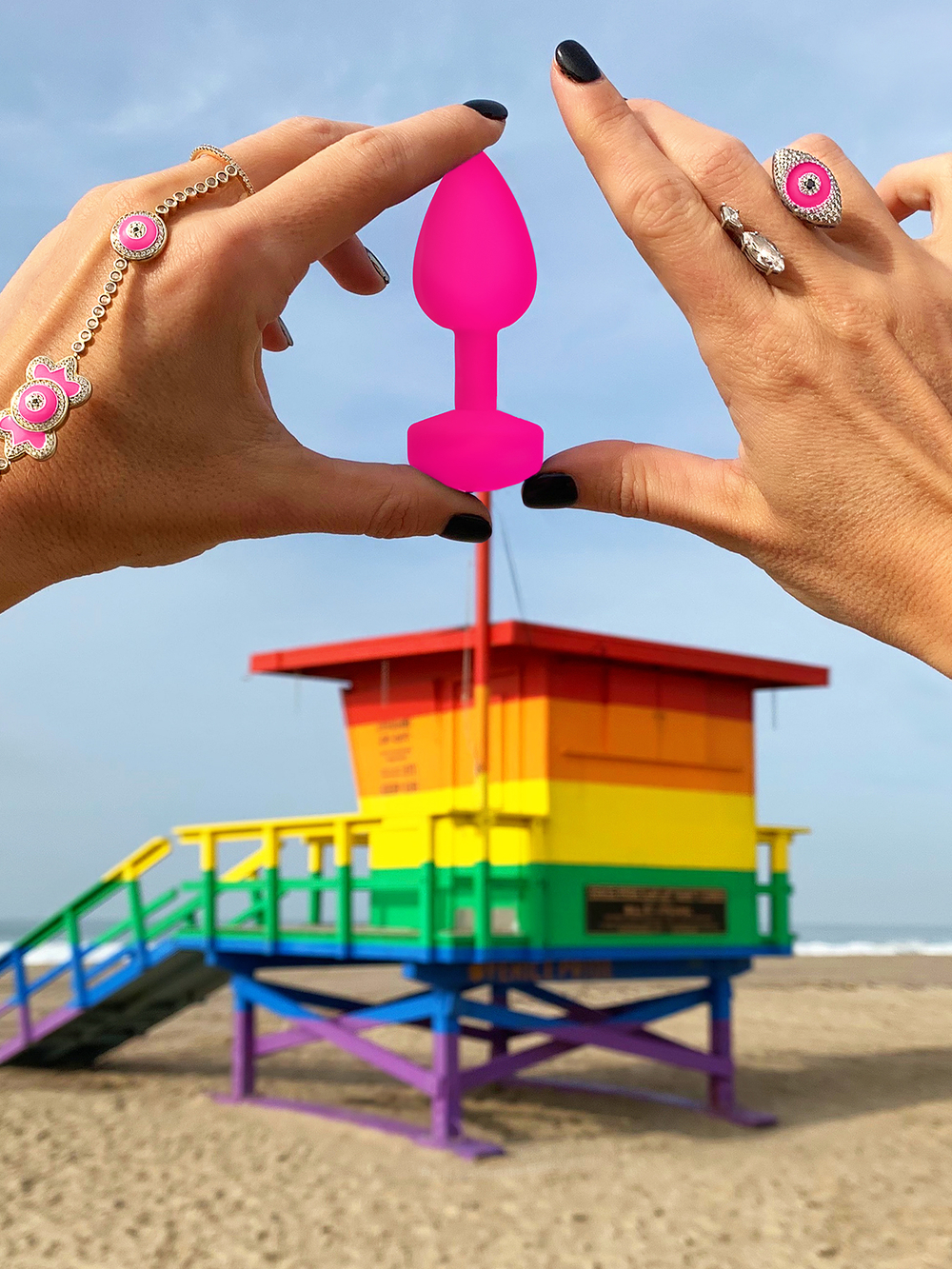 Gvibe Gplug S - Анальная пробка с вибрацией 8х2.8 см