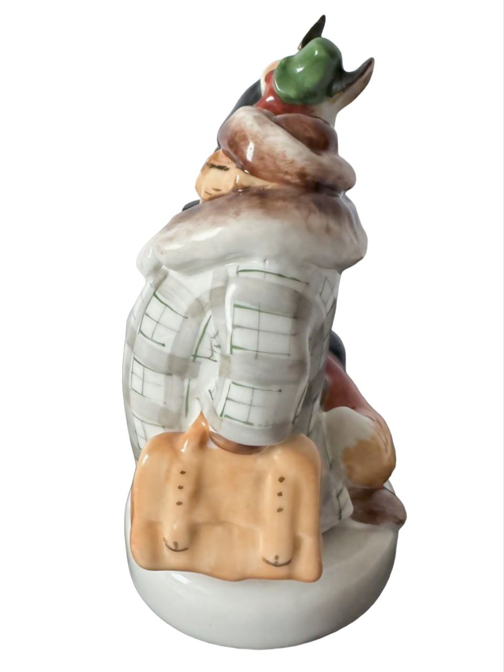 Фарфоровая статуэтка "Лиса и бобер" ЛФЗ