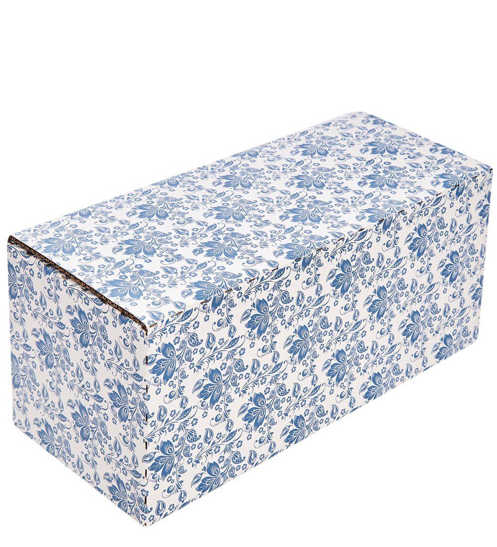 Народные промыслы KH-14/1 Шкатулка для чая на 3 ячейки деревянная 230х100 с хохломской росписью