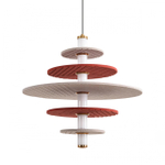 8296/14AL LEDIO LN26 365 черный/бежевый/бурый, металл/фетр/акрил Подвес LED 14W 3000K 220V FELTA