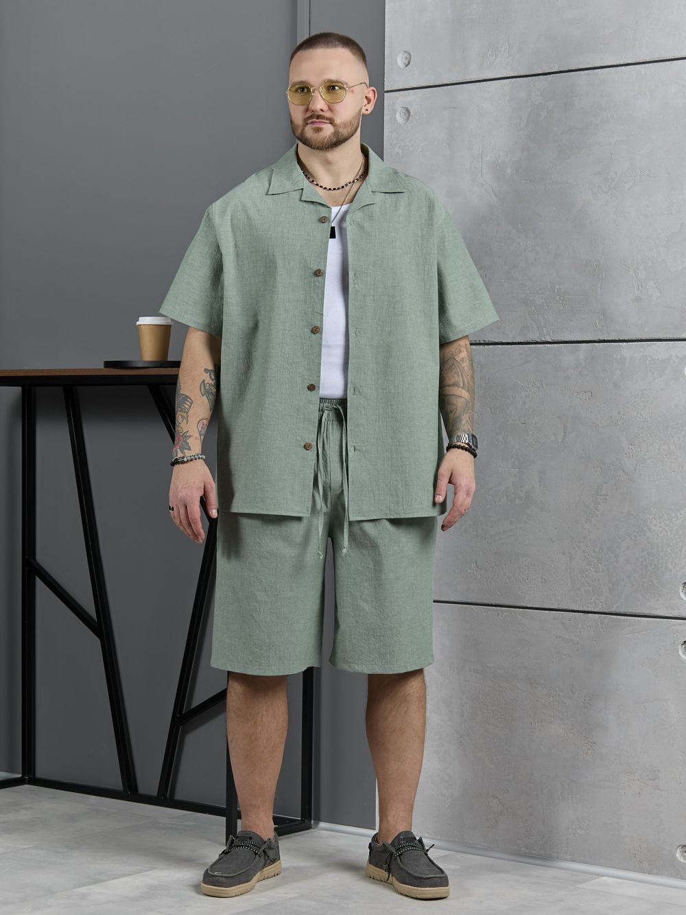 Костюм мужской Аристократ-2 Виотекс ХВОЙНЫЙ МЕЛАНЖ