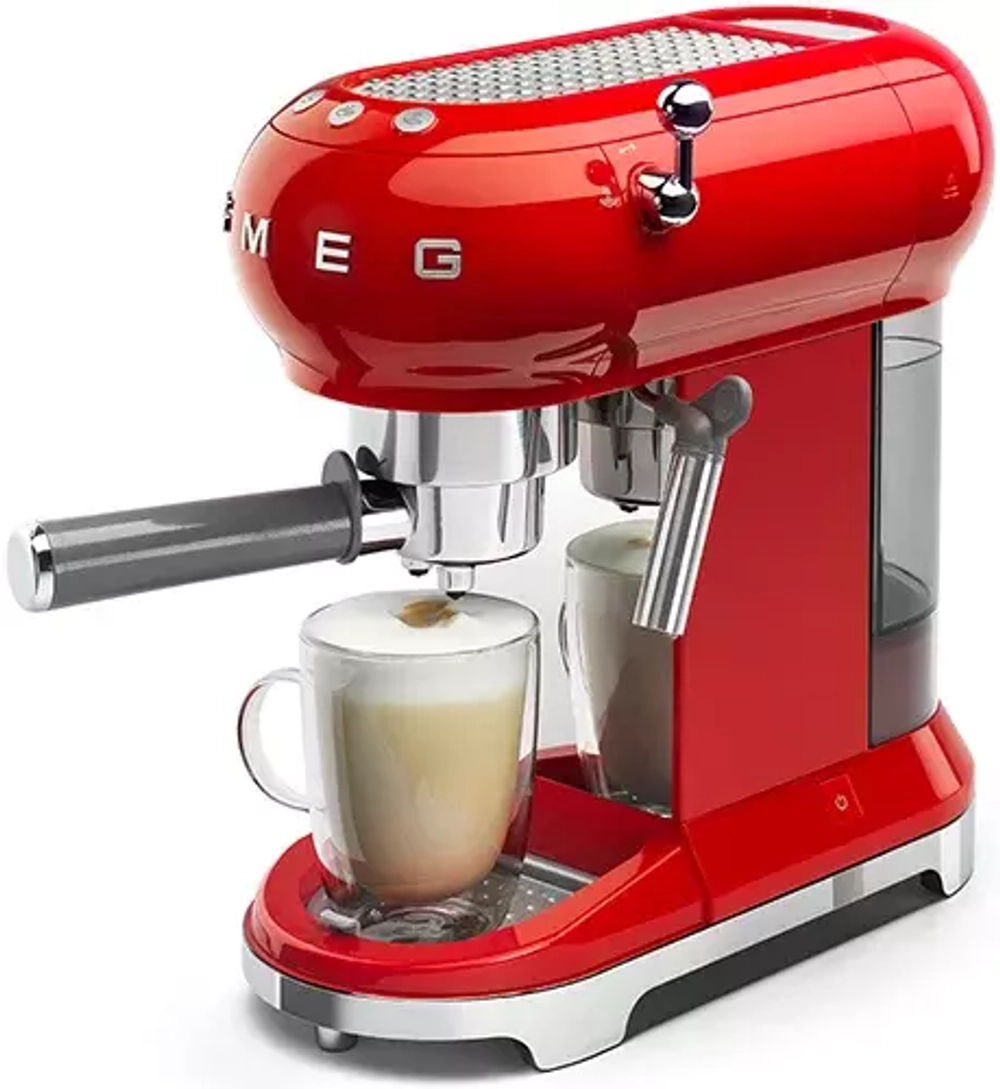 Кофеварка рожковая Smeg ECF01RDEU