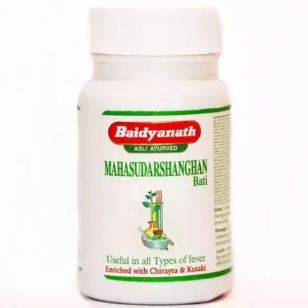 Махасударшан Гхан Вати (Mahasudarshan Ghan Vati Baidyanath), 40 таблеток