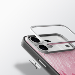 Чехол с MagSafe и рисунком красного цвета для iPhone 17 Pro, от Dux Ducis серия Moro Series Magnetic