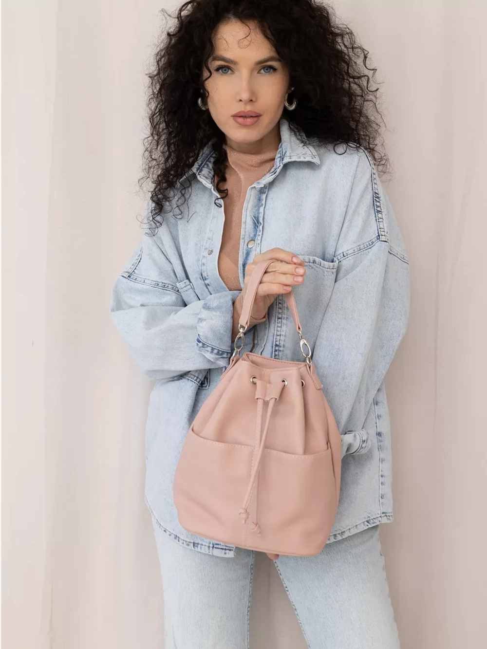 сумка через плечо тоут средняя мешок